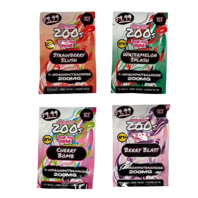 Picture of CRAZY 200S 7 OH 200MG 30CT - CHERRY BOMB