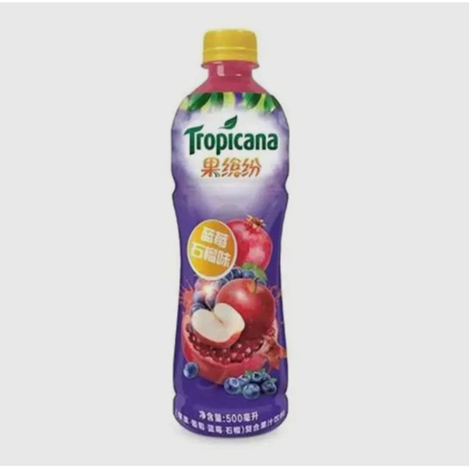 Picture of TROPICANA 450ML BOTTLE BLUEBERRY  POMEGRANTE
