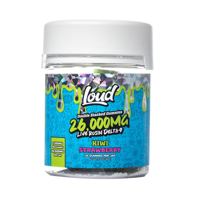 Picture of LOUD GUMMIES 26000MG 20CT - KIWI x STRAWBERRY