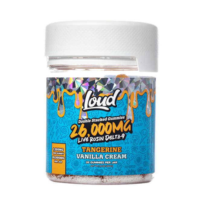 Picture of LOUD GUMMIES 26000MG 20CT - TANGERINE x VANILLA CREAM