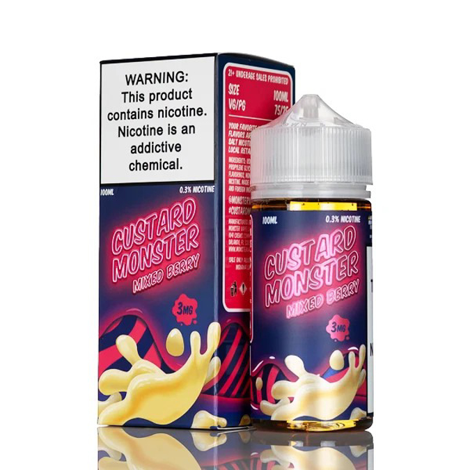 Picture of CUSTARD MONSTER 3MG 100ML - MIXED BERRY