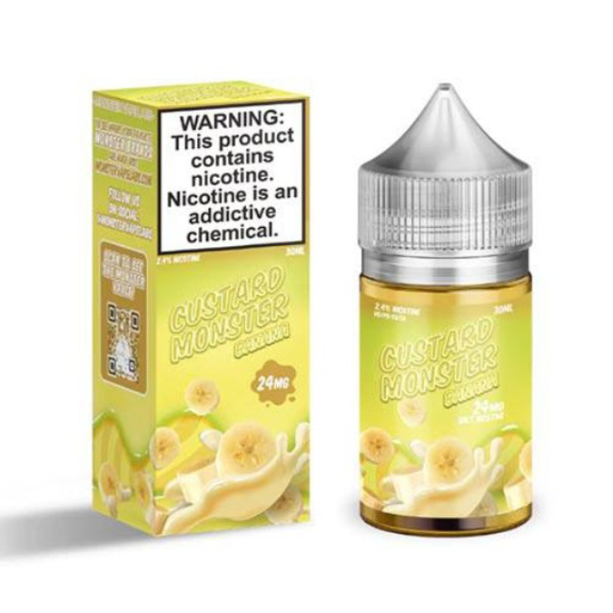 Picture of CUSTARD MONSTER 48MG 30ML - BANANA