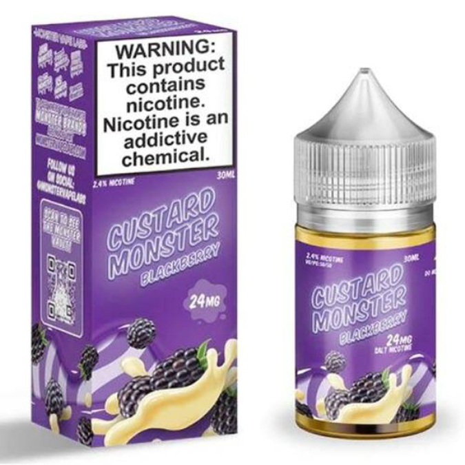 Picture of CUSTARD MONSTER 48MG 30ML - BLACKBERRY
