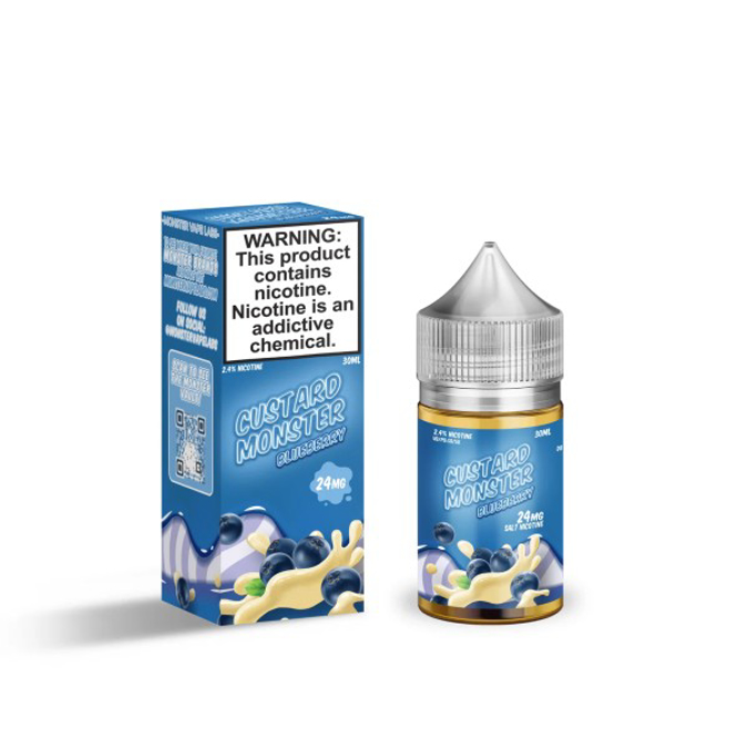 Picture of CUSTARD MONSTER 24MG 30ML - BLUEBERRY