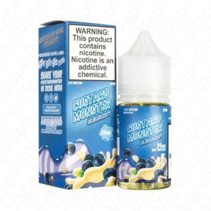 Picture of CUSTARD MONSTER 48MG 30ML - BLUEBERRY