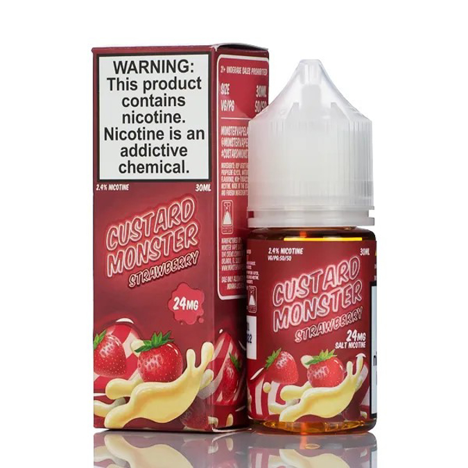 Picture of CUSTARD MONSTER 24MG 30ML - STRAWBERRY