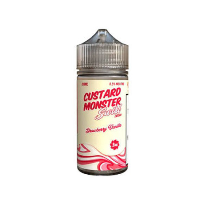 Picture of CUSTARD MONSTER SWIRL EDITION 6MG 100ML - STRAWBERRY VANILLA