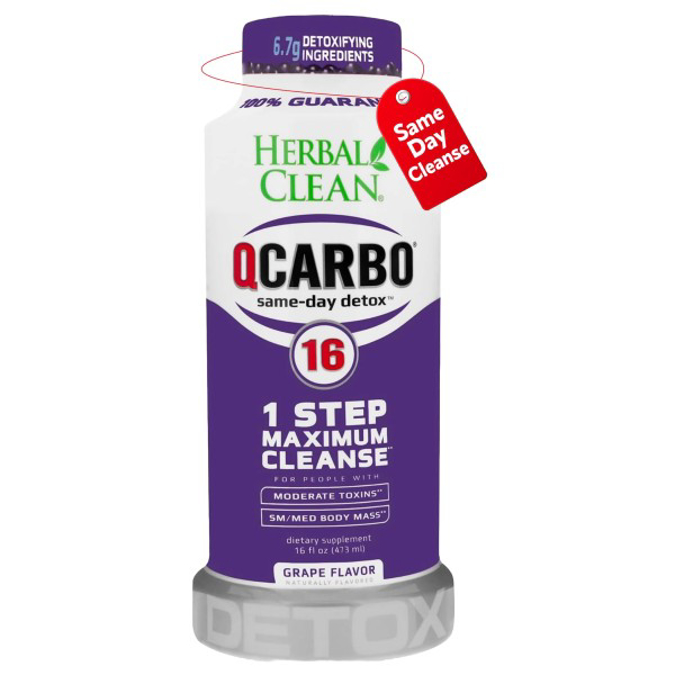 Picture of QCARBO HERBAL CLEAN 16OZ - GRAPE