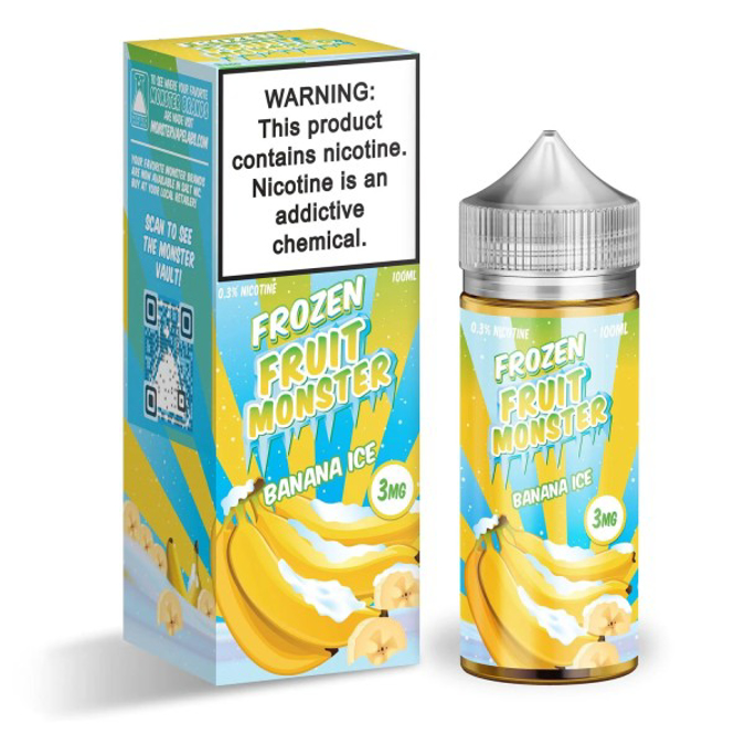 Picture of FROZEN  FRUIT MONSTER 3MG 100ML - BANANA ICE