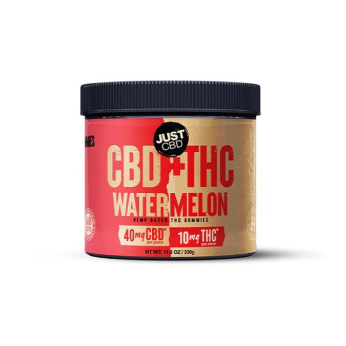 Picture of JUST CBD + THC 1000MG WATERMELON GUMMIES