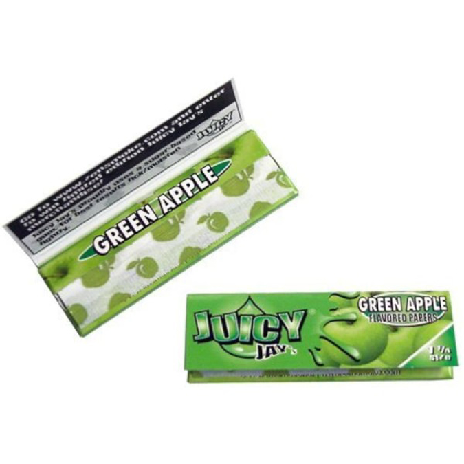 Picture of JUICY JAY ROLLING PAPER 1 1/4 - GREEN APPLE