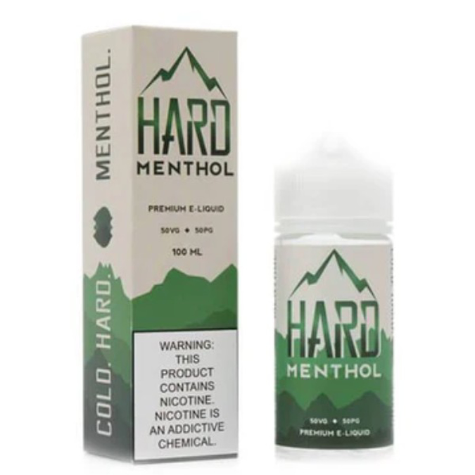 Picture of HARD MENTHOL 100ML 0MG - COLD HARD