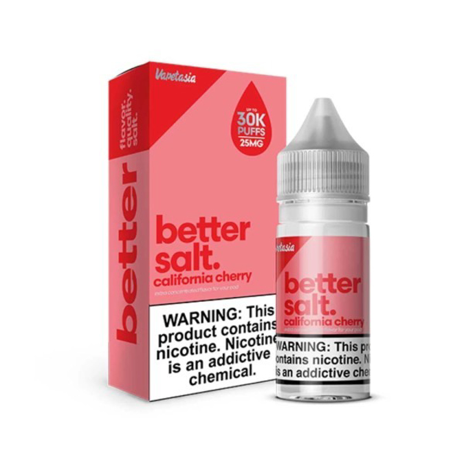 Picture of VAPETASIA 25MG 30ML - CALIFORNIA CHERRY