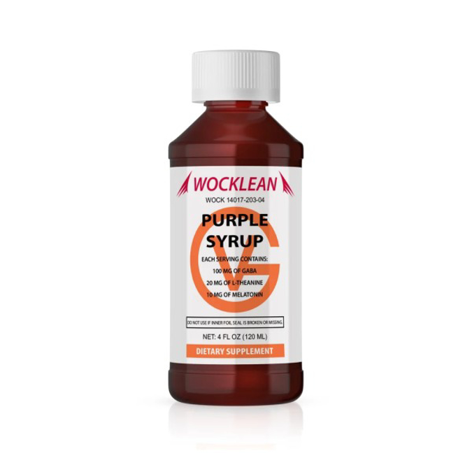 Picture of WOCKLEAN PURPLE RELAXATION SYRUP 4 OZ