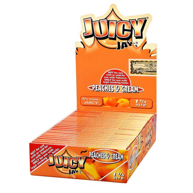 Picture of JUICY JAY ROLLING PAPER 1 1/4 - PEACHES & CREAM