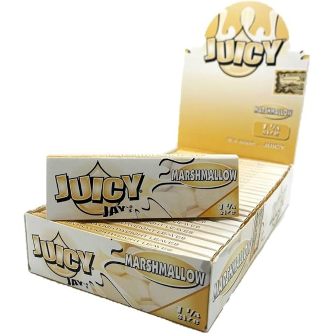 Picture of JUICY JAY ROLLING PAPER 1 1/4 - MARSHMALLOW