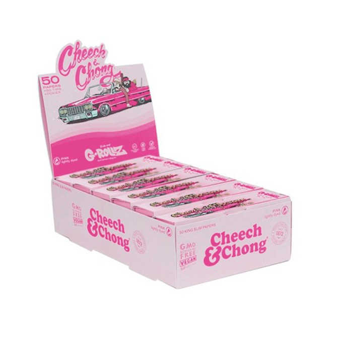 Picture of G ROLLZ CHEECH  CHONG LOWRIDER PINK 50 1 14 PAPERS