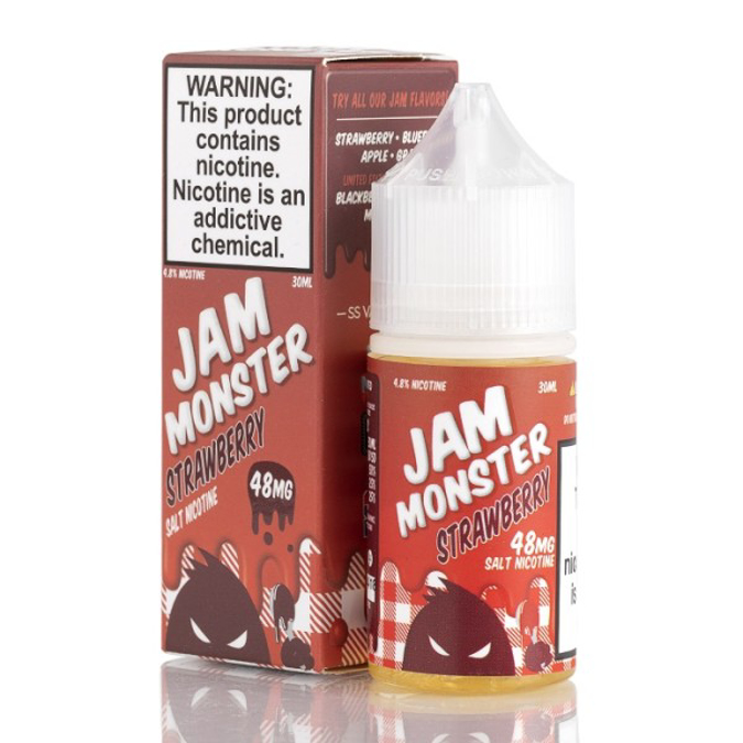 Picture of JAM MONSTER SALTS 48MG 30ML - STRAWBERRY