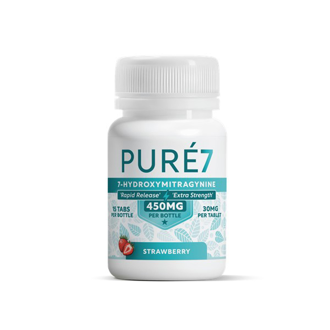 Picture of PURE 7 OH TABLETS 15CT BOTTLE DISPLAY - STRAWBERRY