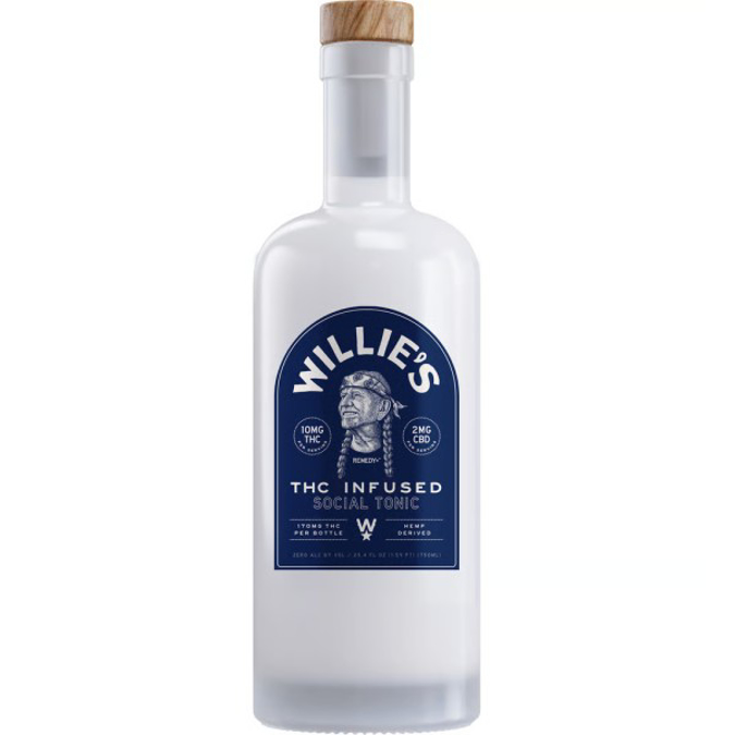 Picture of WILLIES REMEDY 170MG THC INFUSED SOCIAL TONIC 750ML