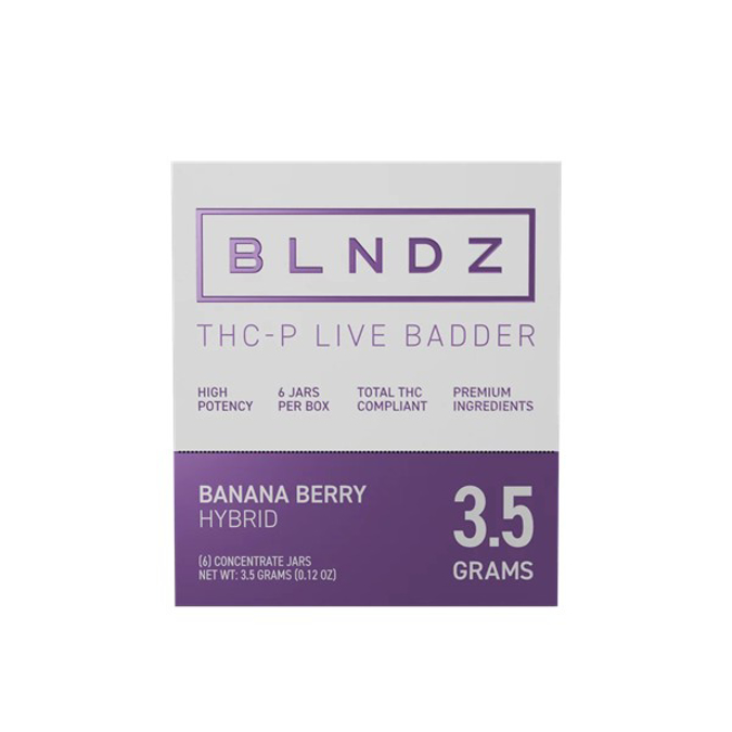 Picture of BLNDZ THCP LIVE BADDER 3.5G - BANANA BERRY (HYBRID)
