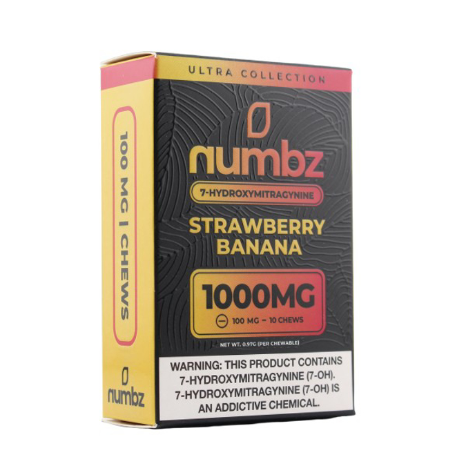 Picture of NUMBZ 7 HYDROXY 1000MG 5CT BOX - STRAWBERRY BANANA
