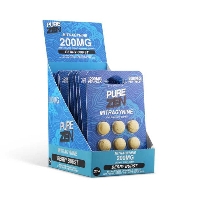 Picture of PURE ZEN 200MG HYDROXY 10CT - BERRY BURST