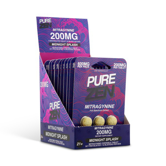 Picture of PURE ZEN 200MG HYDROXY 10CT - MIDNIGHT SPLASH