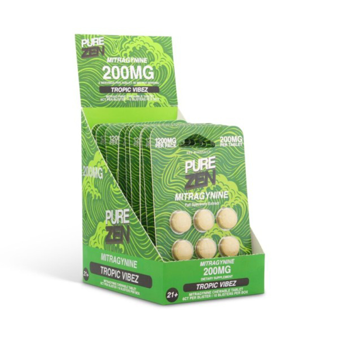 Picture of PURE ZEN 200MG HYDROXY 10CT - TROPIC VIBEZ