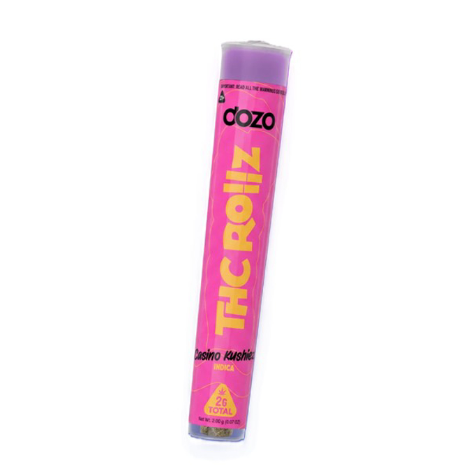 Picture of DOZO THC 2G PRE ROLLS 20CT - CASINO KUSHIEZ (INDICA)