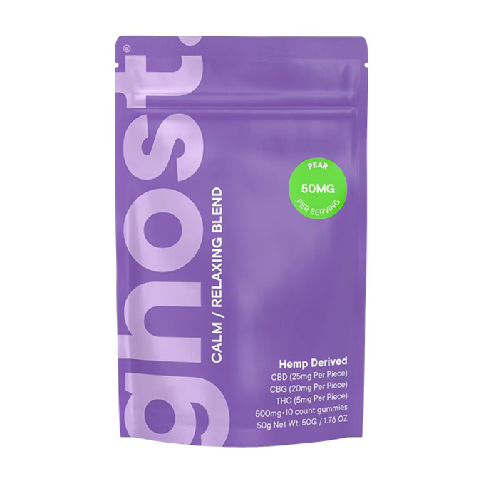 Picture of GHOST CBD CALM GUMMY 50MG 5CT - PEAR