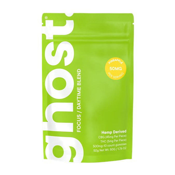 Picture of GHOST CBD FOCUS GUMMY 50MG 5CT - PINEAPPLE