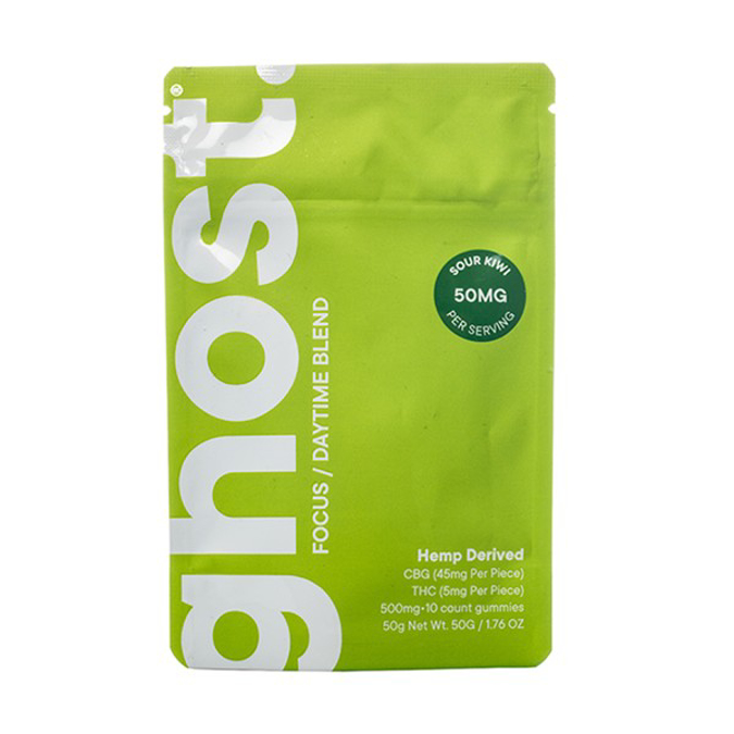 Picture of GHOST CBD FOCUS GUMMY 50MG 5CT - SOUR KIWI