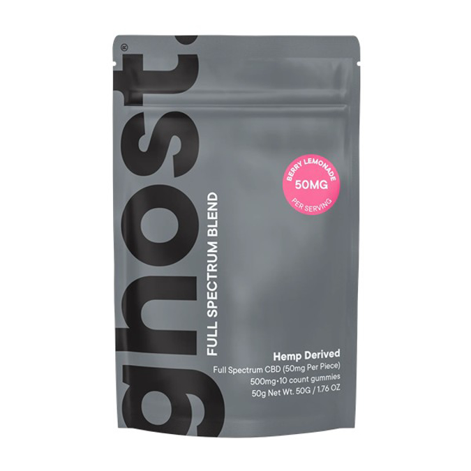 Picture of GHOST CBD FULL SPECTRUM GUMMY 50MG 5CT - BERRY LEMONADE