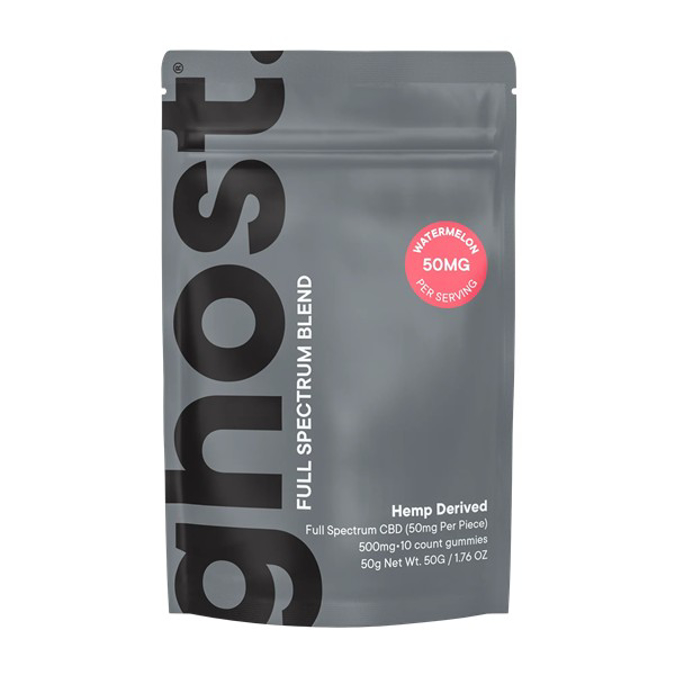 Picture of GHOST CBD FULL SPECTRUM GUMMY 50MG 5CT - WATERMELON