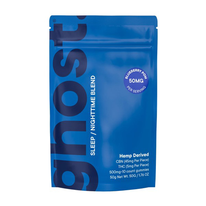 Picture of GHOST CBD SLEEP GUMMY 50MG 5CT - BLUEBERRY POM