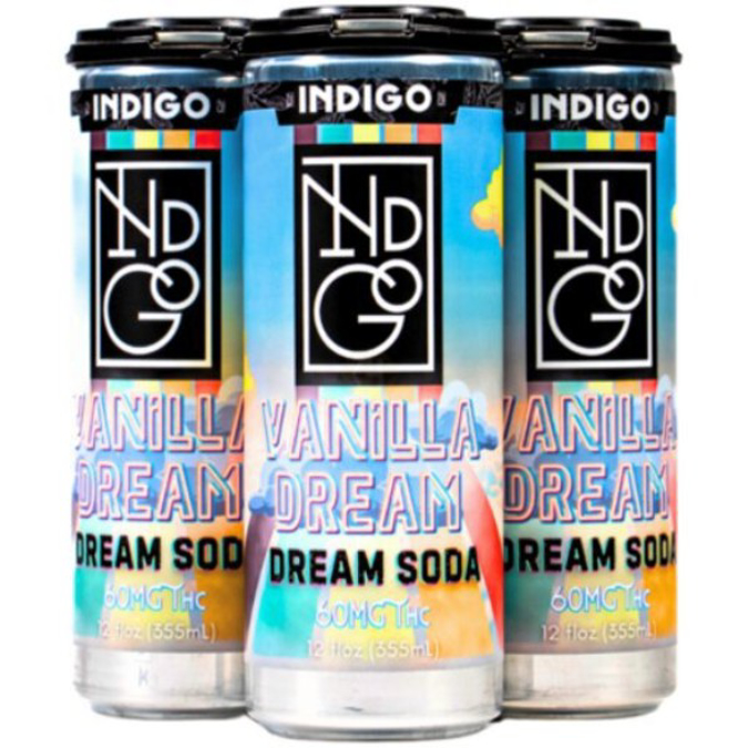 Picture of INDIGO THC SETLZER 60MG 4CT - VANILLA DREAM